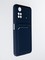 Накладка Soft touch с кармашком для Poco M4 Pro 4G синяя - фото 55243