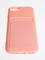 Накладка Soft touch с кармашком для Apple iPhone 6/7/8/SE 2020 розовая - фото 55854