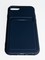 Накладка Soft touch с кармашком для Apple iPhone 6/7/8/SE 2020 синяя - фото 55858