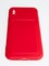 Накладка Soft touch с кармашком для Apple iPhone X/XS красная - фото 55868