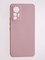 Накладка Silicone Cover (без логотипа, с защитой камеры) для Xiaomi Mi 12 Lite пудровая - фото 55982