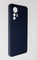 Накладка Silicone Cover (без логотипа, с защитой камеры) для Xiaomi Mi 12 Lite синяя - фото 55992