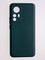 Накладка Silicone Cover (без логотипа, с защитой камеры) для Xiaomi Mi 12T зеленая