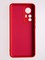 Накладка Silicone Cover (без логотипа, с защитой камеры) для Xiaomi Mi 12T красная - фото 56011