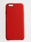 Накладка силиконовая Silicone Case (без логотипа) для Apple iPhone 6/6S красная - фото 56212