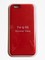 Накладка силиконовая Silicone Case (без логотипа) для Apple iPhone 6/6S красная - фото 56215