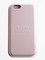 Накладка силиконовая Silicone Case (без логотипа) для Apple iPhone 6/6S пудровая - фото 56219