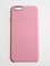 Накладка силиконовая Silicone Case (без логотипа) для Apple iPhone 6/6S розовая - фото 56220