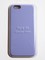 Накладка силиконовая Silicone Case (без логотипа) для Apple iPhone 6/6S сиреневая - фото 56228
