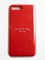 Накладка силиконовая Silicone Case (без логотипа) для Apple iPhone 7/8 Plus красная - фото 56251