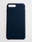 Накладка силиконовая Silicone Case (без логотипа) для Apple iPhone 7/8 Plus синяя - фото 56259