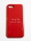 Накладка силиконовая Silicone Case (без логотипа) для Apple iPhone 7/8/SE 2020 красная - фото 56291