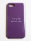 Накладка силиконовая Silicone Case (без логотипа) для Apple iPhone 7/8/SE 2020 фиолетовая - фото 56307