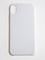 Накладка силиконовая Silicone Case (без логотипа) для Apple iPhone X/XS белая - фото 56356