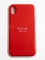 Накладка силиконовая Silicone Case (без логотипа) для Apple iPhone XS Max красная - фото 56405