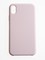 Накладка силиконовая Silicone Case (без логотипа) для Apple iPhone XS Max пудровая - фото 56406