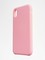 Накладка силиконовая Silicone Case (без логотипа) для Apple iPhone XS Max розовая - фото 56411