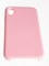 Накладка силиконовая Silicone Case (без логотипа) для Apple iPhone XS Max розовая - фото 56412