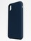 Накладка силиконовая Silicone Case (без логотипа) для Apple iPhone XS Max синяя - фото 56415