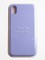 Накладка силиконовая Silicone Case (без логотипа) для Apple iPhone XS Max сиреневая - фото 56420