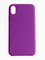Накладка силиконовая Silicone Case (без логотипа) для Apple iPhone XR фиолетовая - фото 56344