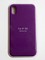 Накладка силиконовая Silicone Case (без логотипа) для Apple iPhone XR фиолетовая - фото 56347