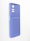 Накладка Soft touch с кармашком для Poco M4 Pro 4G сиреневая - фото 56670