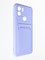 Накладка Soft touch с кармашком для Xiaomi Redmi A1 Plus 2022/A2 Plus сиреневая - фото 57147