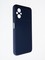 Накладка Silicone Cover (без логотипа, с защитой камеры) для Poco M5 синяя - фото 57195