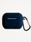 Чехол силиконовый для наушников Apple AirPods Pro 2 с логотипом и карабином темно-синий - фото 57378