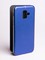 Чехол книжка боковой Fashion Case для Samsung Galaxy A6 2018 синий - фото 57615