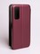 Чехол книжка боковой Fashion Case для Huawei P-Smart 2021 бордовый - фото 57713