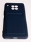 Накладка Soft touch с кармашком для Huawei Honor 50 Lite синяя - фото 58231