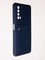 Накладка Soft touch с кармашком для Huawei P Smart 2021 синяя - фото 58264