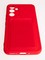 Накладка Soft touch с кармашком для Samsung Galaxy A54  красная - фото 58312
