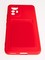 Накладка Soft touch с кармашком для Xiaomi Mi 12 Lite красная - фото 58320