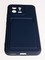 Накладка Soft touch с кармашком для Xiaomi Mi 13 синяя - фото 57959