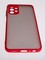 Накладка пластиковая с силиконовой окантовкой с защищенной камерой для Samsung Galaxy A04S красная - фото 58377