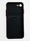 Накладка силиконовая Summer с кардхолдером для Apple iPhone 7/8/SE 2020 черная - фото 58954