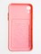Накладка силиконовая Summer с кардхолдером для Apple iPhone XR розовая - фото 58969