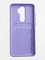 Накладка силиконовая Summer с кардхолдером для Xiaomi Redmi Note 8 Pro сиреневая - фото 60449