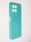 Накладка Silicone Cover (без логотипа, с защитой камеры) для Huawei Honor X6 бирюзовая - фото 60635