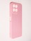 Накладка Silicone Cover (без логотипа, с защитой камеры) для Huawei Honor X6 розовая - фото 60655