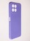 Накладка Silicone Cover (без логотипа, с защитой камеры) для Huawei Honor X6 сиреневая - фото 60663