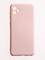 Накладка Silicone Cover (без логотипа, с защитой камеры) для Samsung Galaxy A04 пудровая
