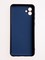 Накладка Silicone Cover (без логотипа, с защитой камеры) для Samsung Galaxy A04 синяя - фото 61120