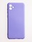 Накладка Silicone Cover (без логотипа, с защитой камеры) для Samsung Galaxy A04 сиреневая