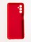 Накладка Silicone Cover (без логотипа, с защитой камеры) для Samsung Galaxy A04S красная - фото 61133