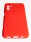 Накладка Silicone Cover (без логотипа, с защитой камеры) для Samsung Galaxy A04S красная - фото 61135