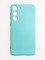Накладка Silicone Cover (без логотипа, с защитой камеры) для Samsung Galaxy S23 Plus бирюзовая - фото 60998